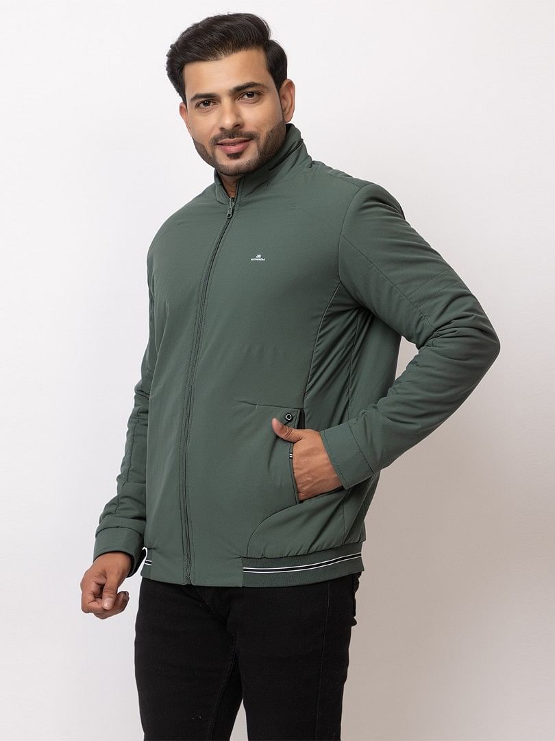 Men Winter Jacket MIFJ008  BRIGHT GREEN