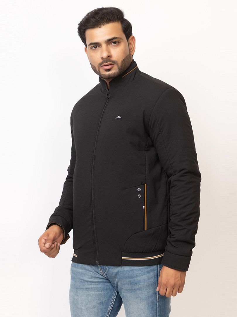 Men Winter Jacket MIFJ008  BLACK