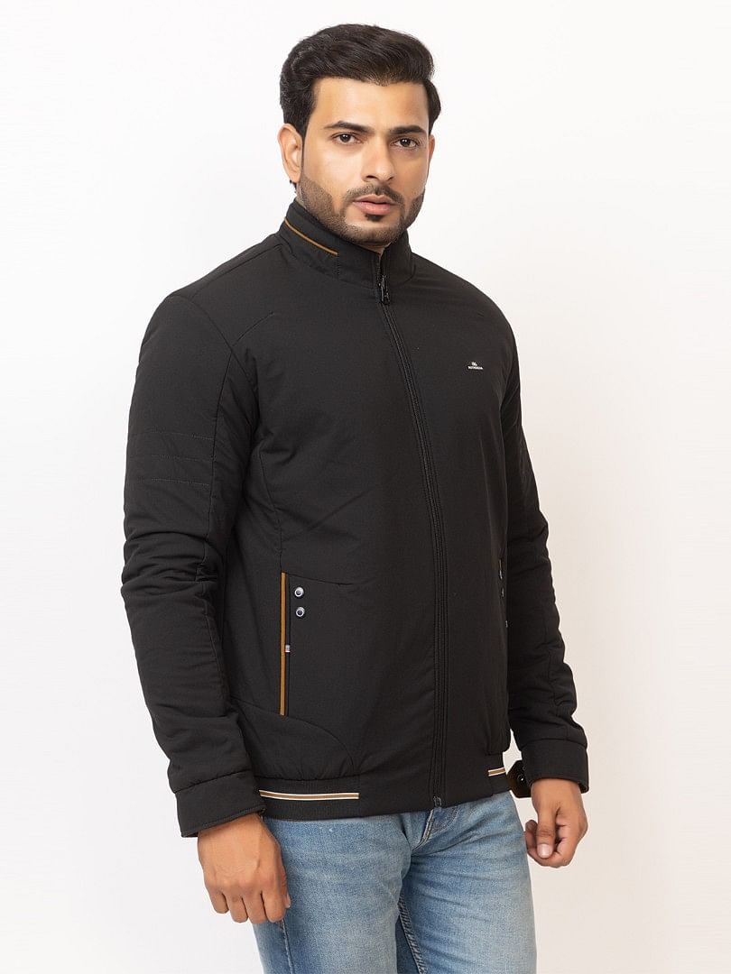 Men Winter Jacket MIFJ008  BLACK