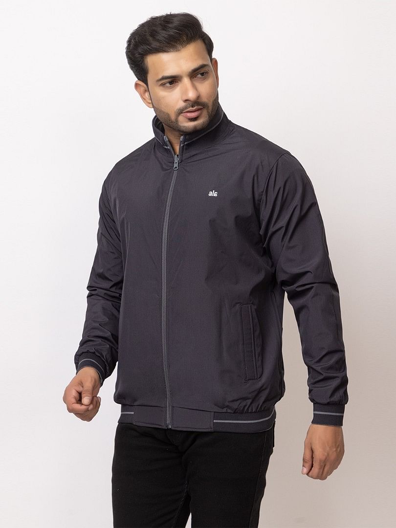 Men Light Weight Winter Jacket MILJ011 GREY