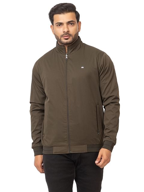 Men Light Weight Winter Jacket MILJ011 Olive