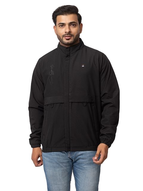 Men Light Weight Winter Jacket MILJ022  BLACK