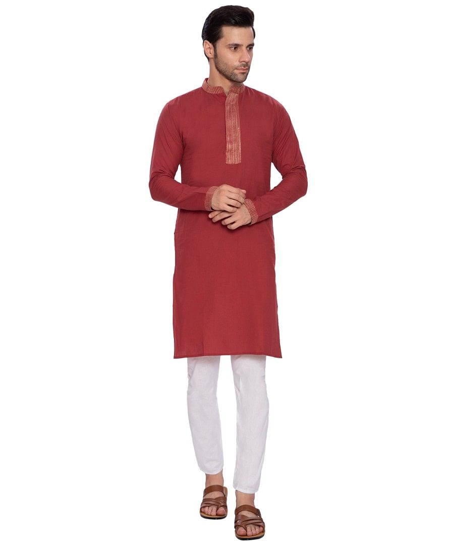 AUTHENZAA ESTALIO FS KURTA TR-ET0001, RED