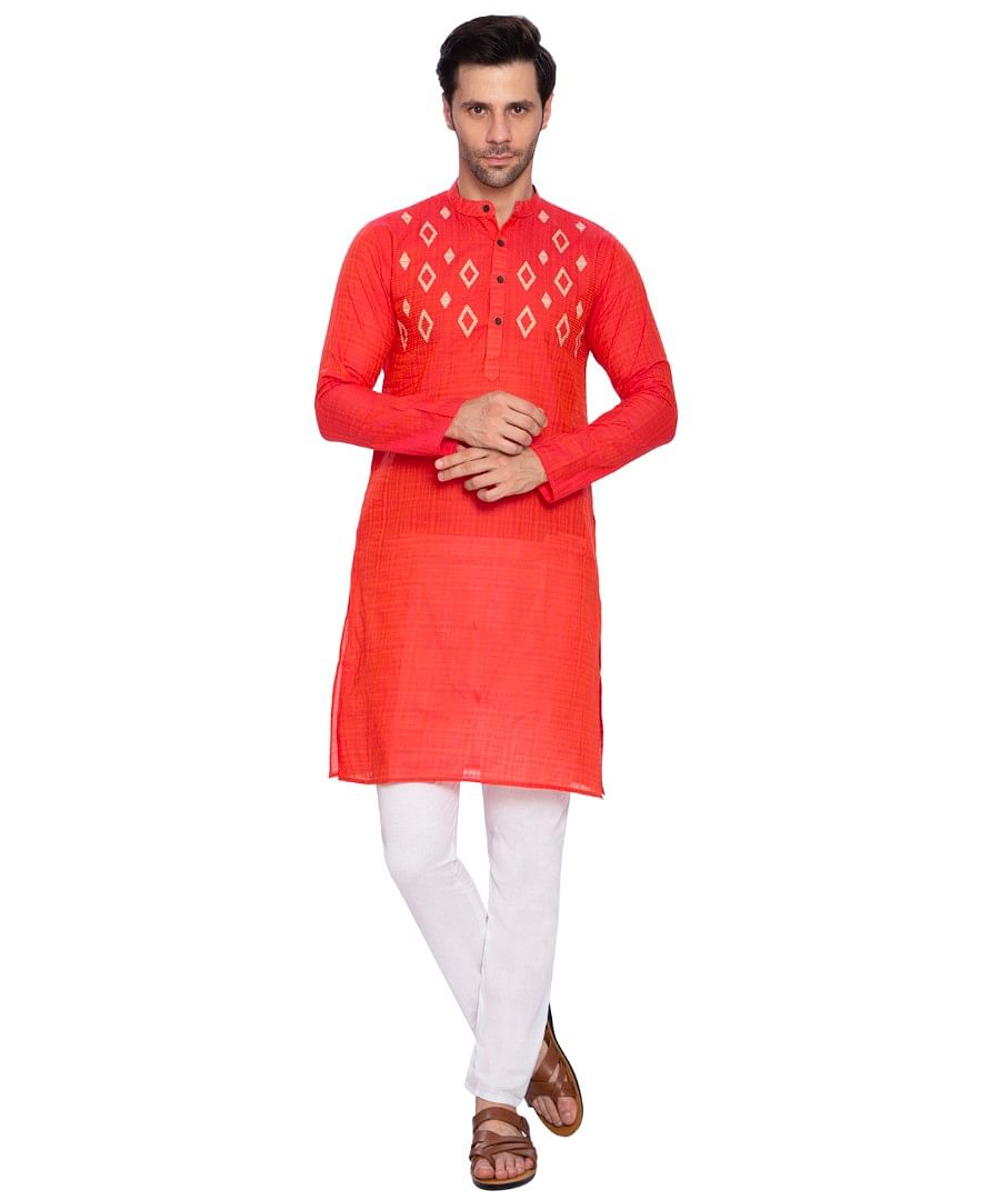 AUTHENZAA ESTALIO FS KURTA TR-ET0002, RED
