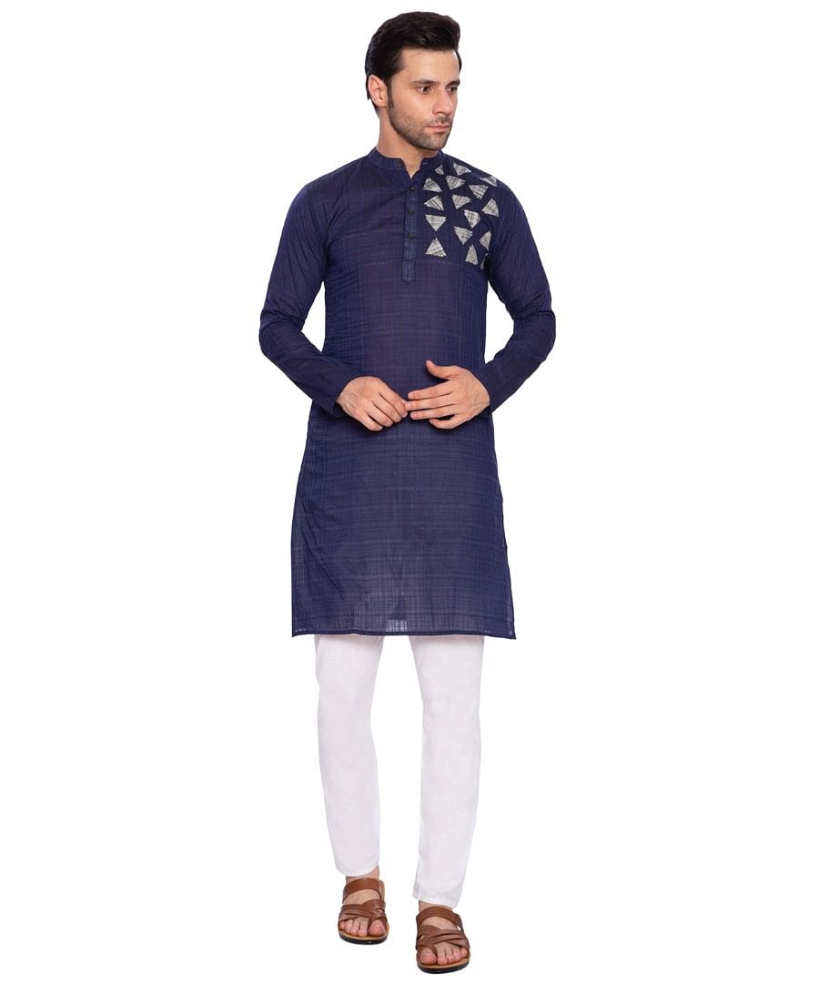 AUTHENZAA ESTALIO FS KURTA TR-ET0003, NAVY