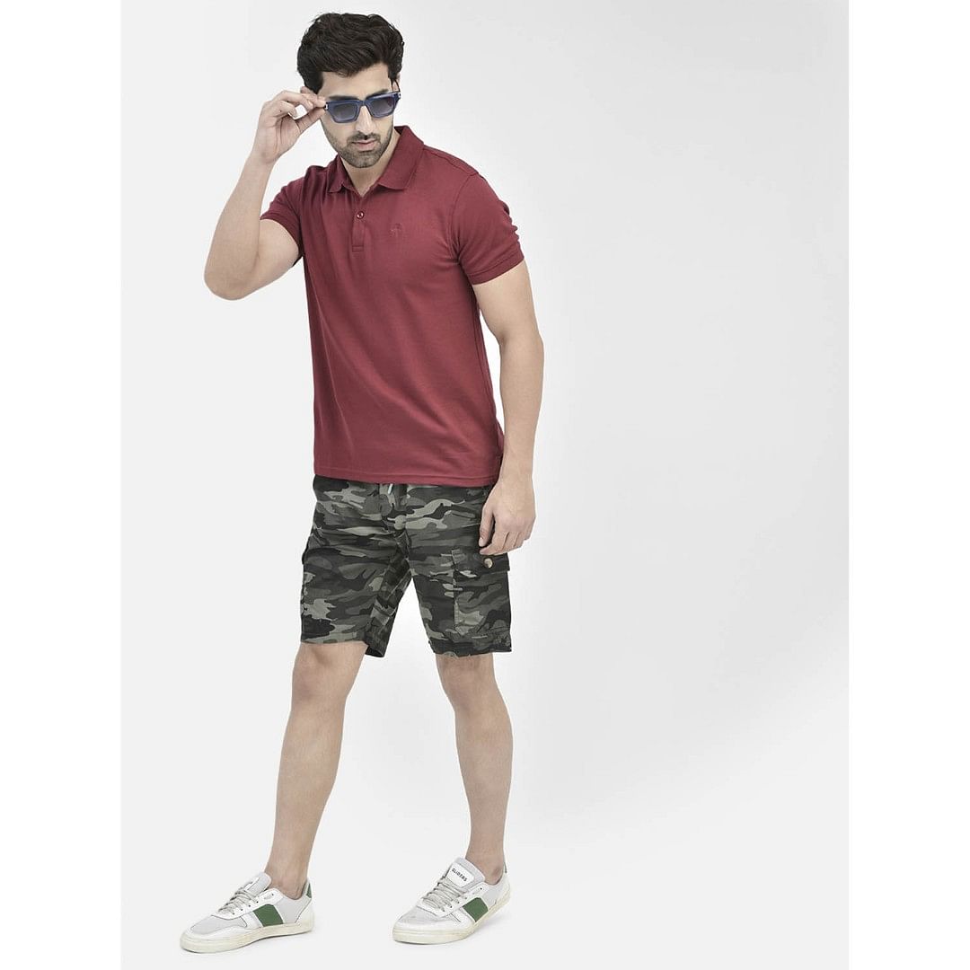 Authenzaa Men Shorts SFMS004 Green 
