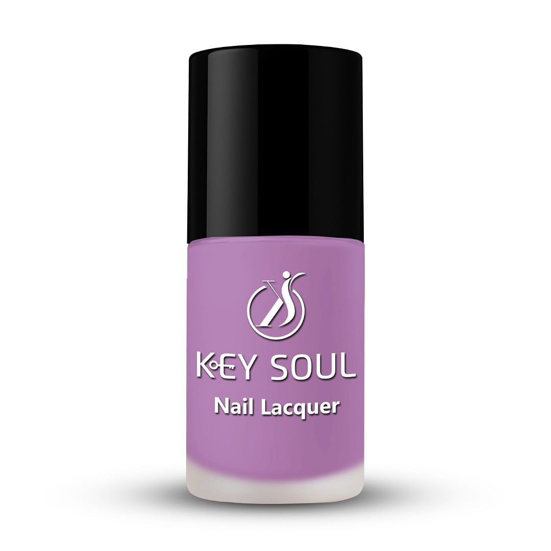 Nail Lacquer KS Matte03 Purple Passion Glitter 