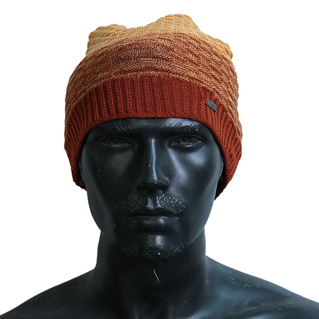 Authenzaa Men Winter Cap SCHWC001 Brown 