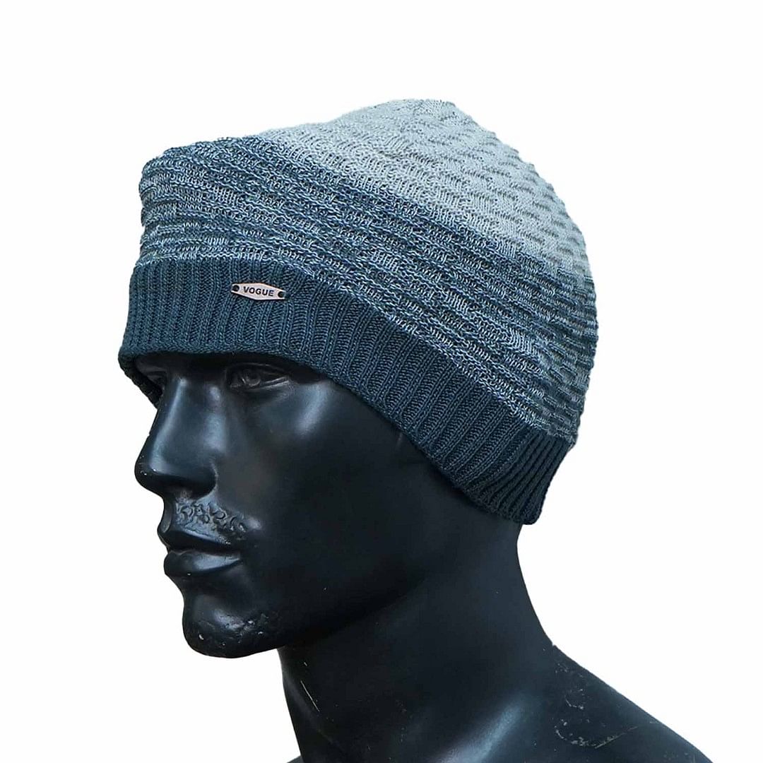 Authenzaa Men Winter Cap SCHWC001 Grey 