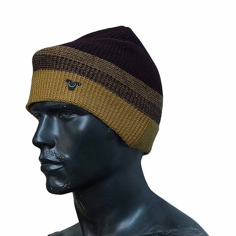 Authenzaa Men Winter Cap SCHWC003 Brown 