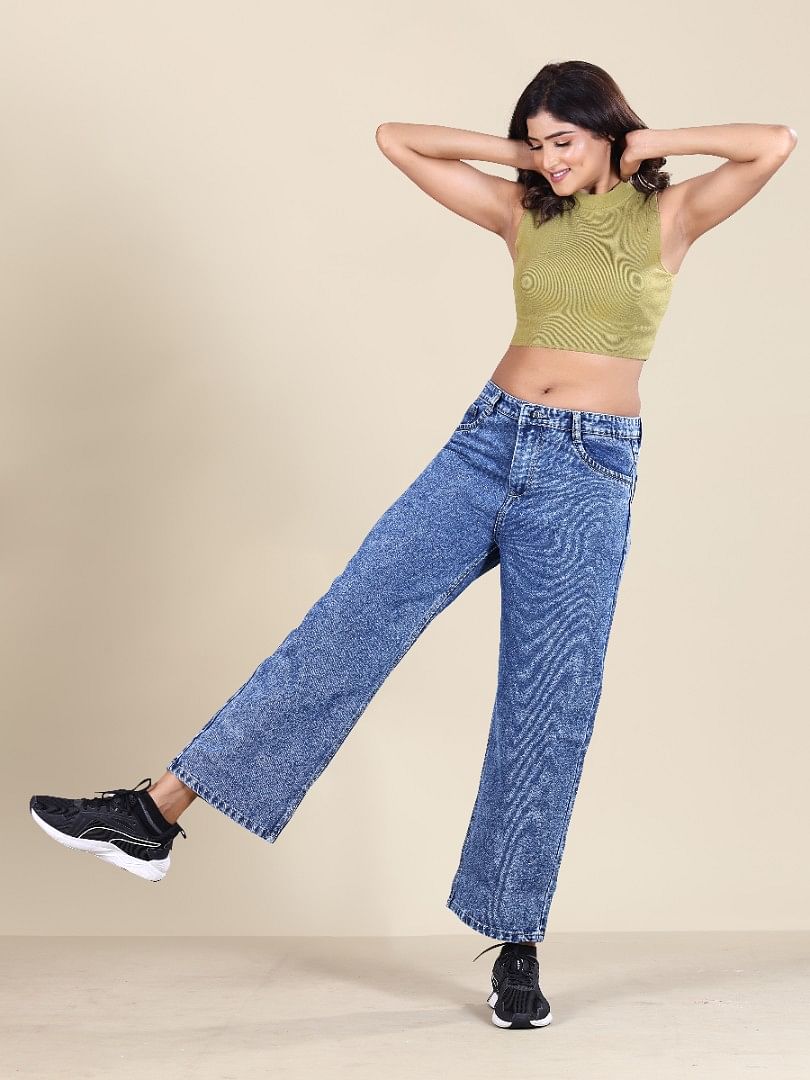 Authenzaa Women Jeans WDJBS003 Blue 