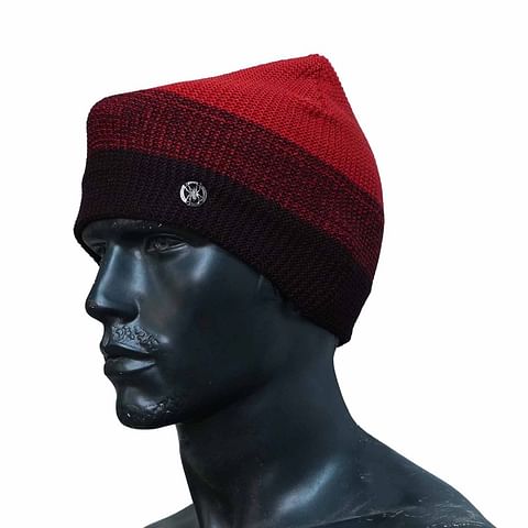 Authenzaa Men Winter Cap SCHWC003 Red