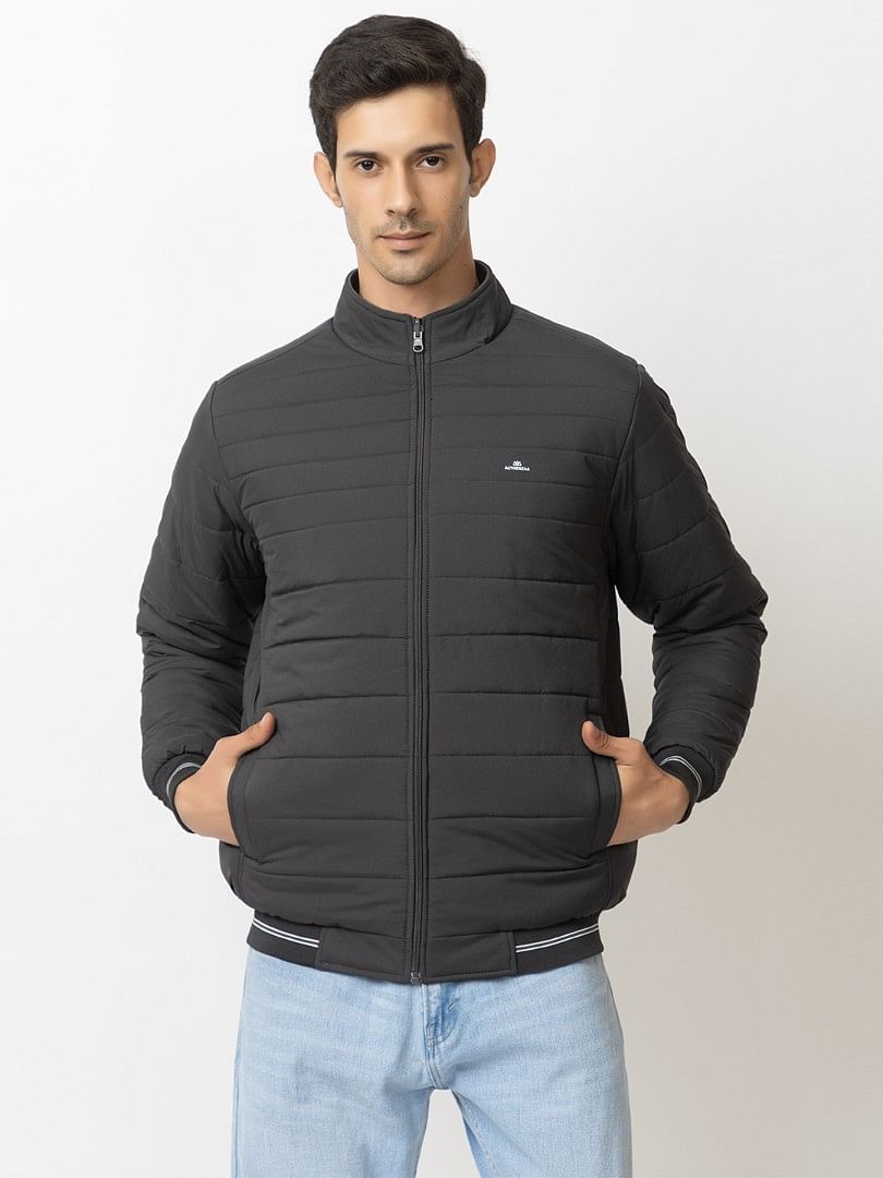 Men Winter Jacket MIFJ007 DARK GREY