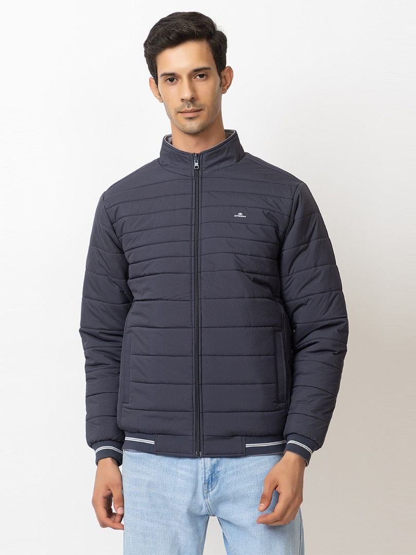 Men Winter Jacket MIFJ007 NAVY