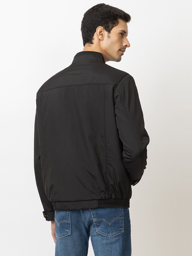 Men Winter Jacket MIFJ009  BLACK