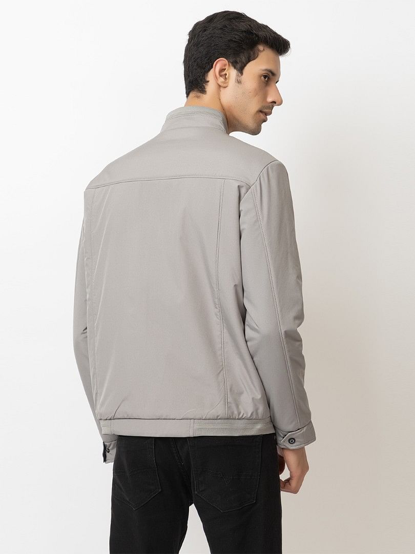 Men Winter Jacket MIFJ009  LIGHT GREY