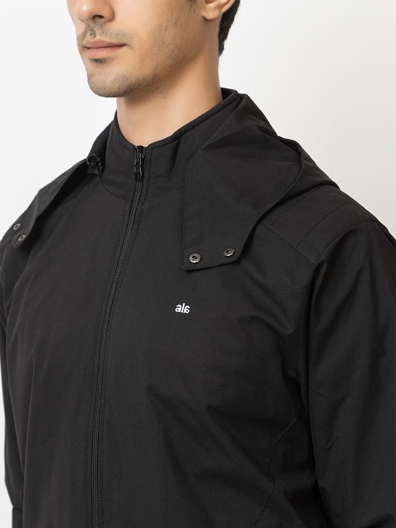 Men Light Weight Winter Jacket MILJ012 BLACK