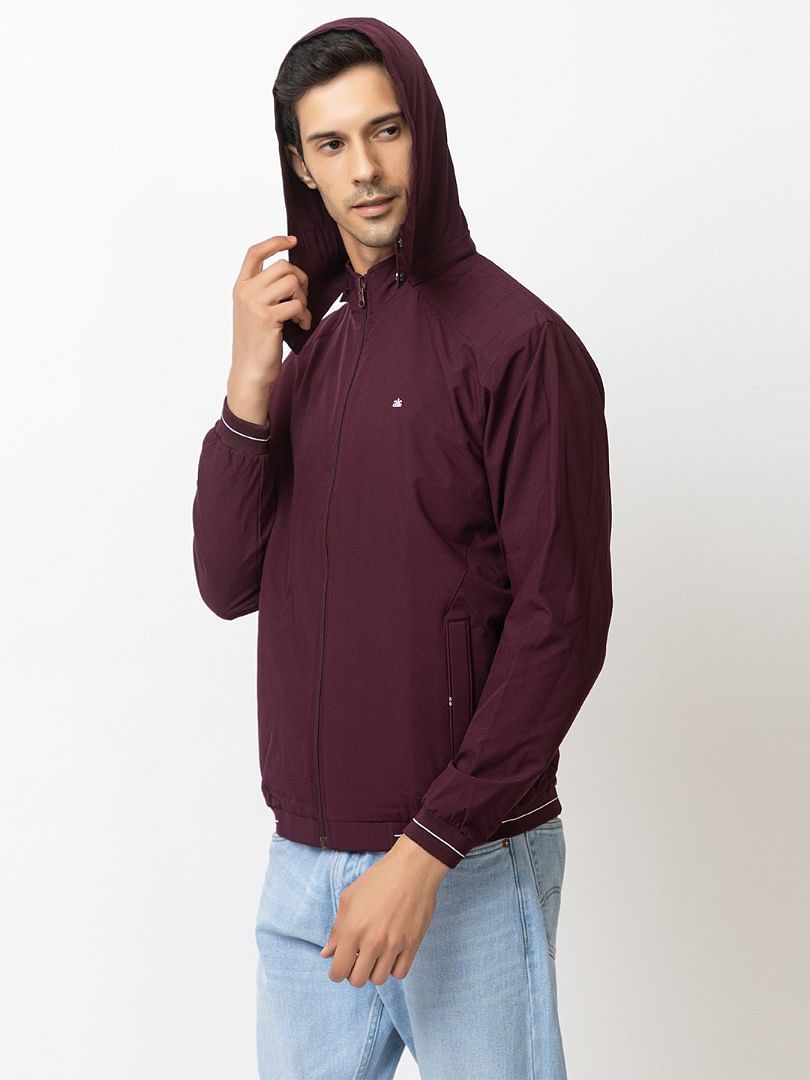 Men Light Weight Winter Jacket MILJ012 MAROON