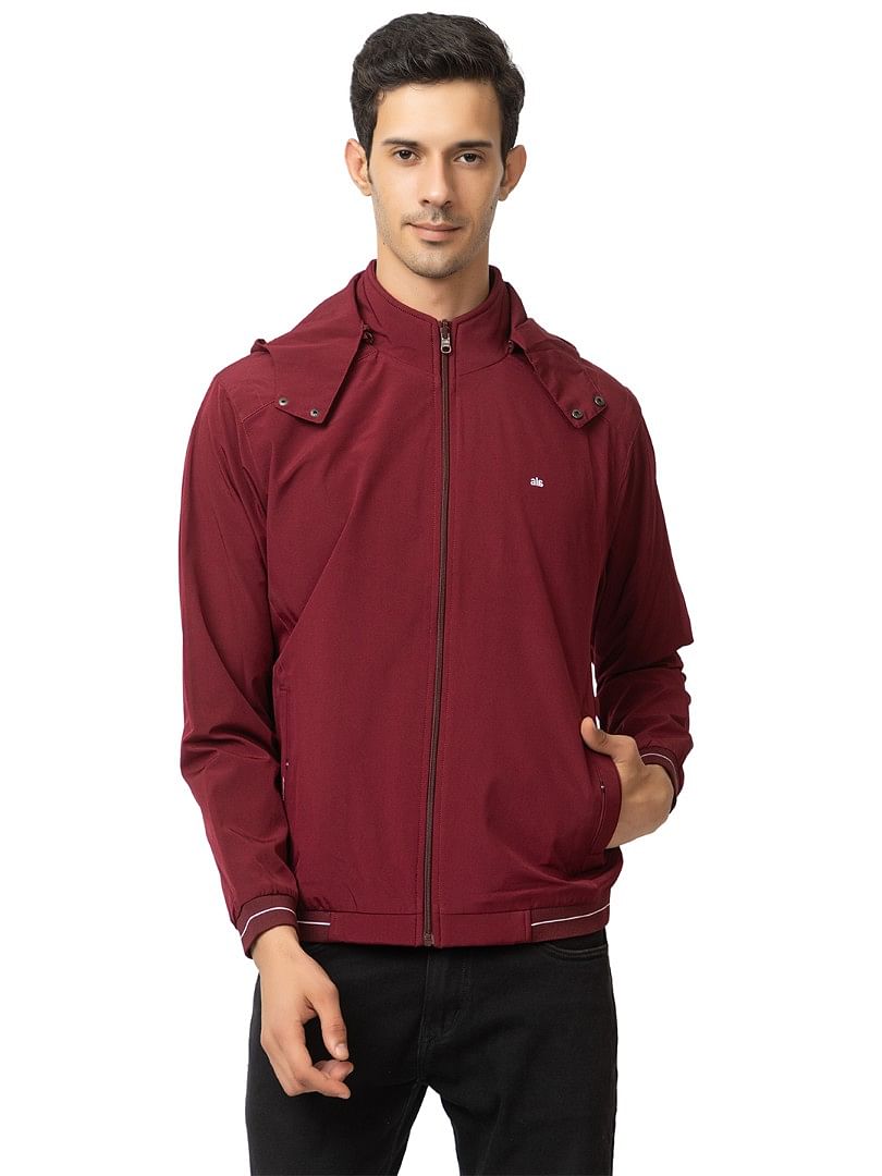 Men Light Weight Winter Jacket MILJ012 WINE