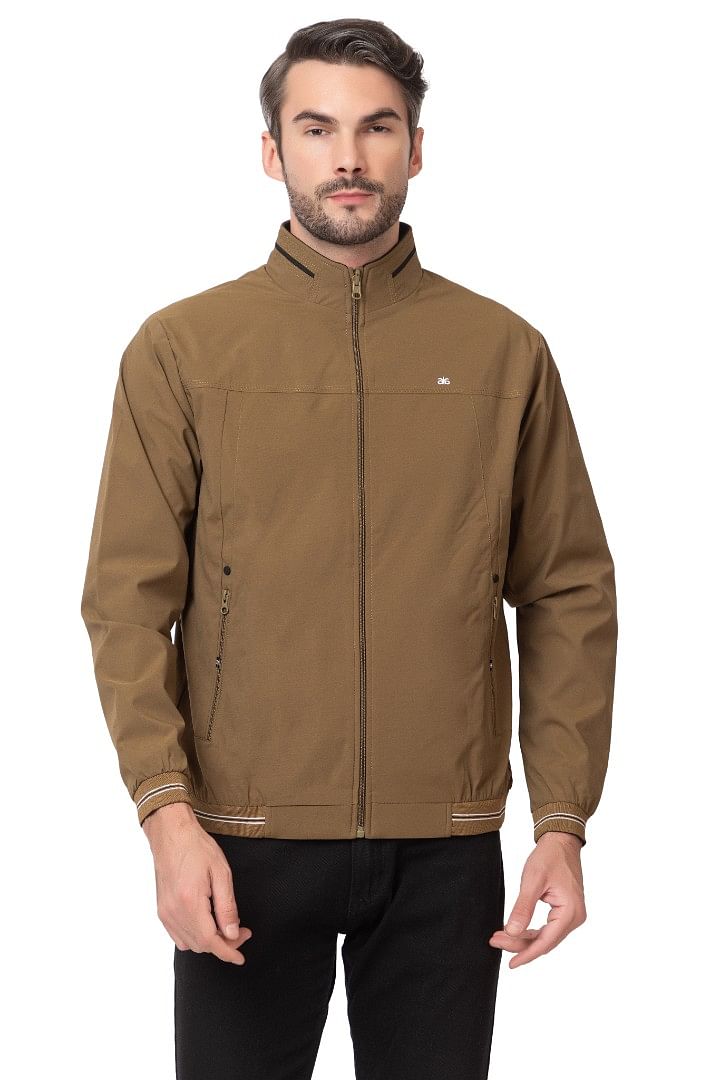 Men Light Weight Winter Jacket MILJ013  BROWN