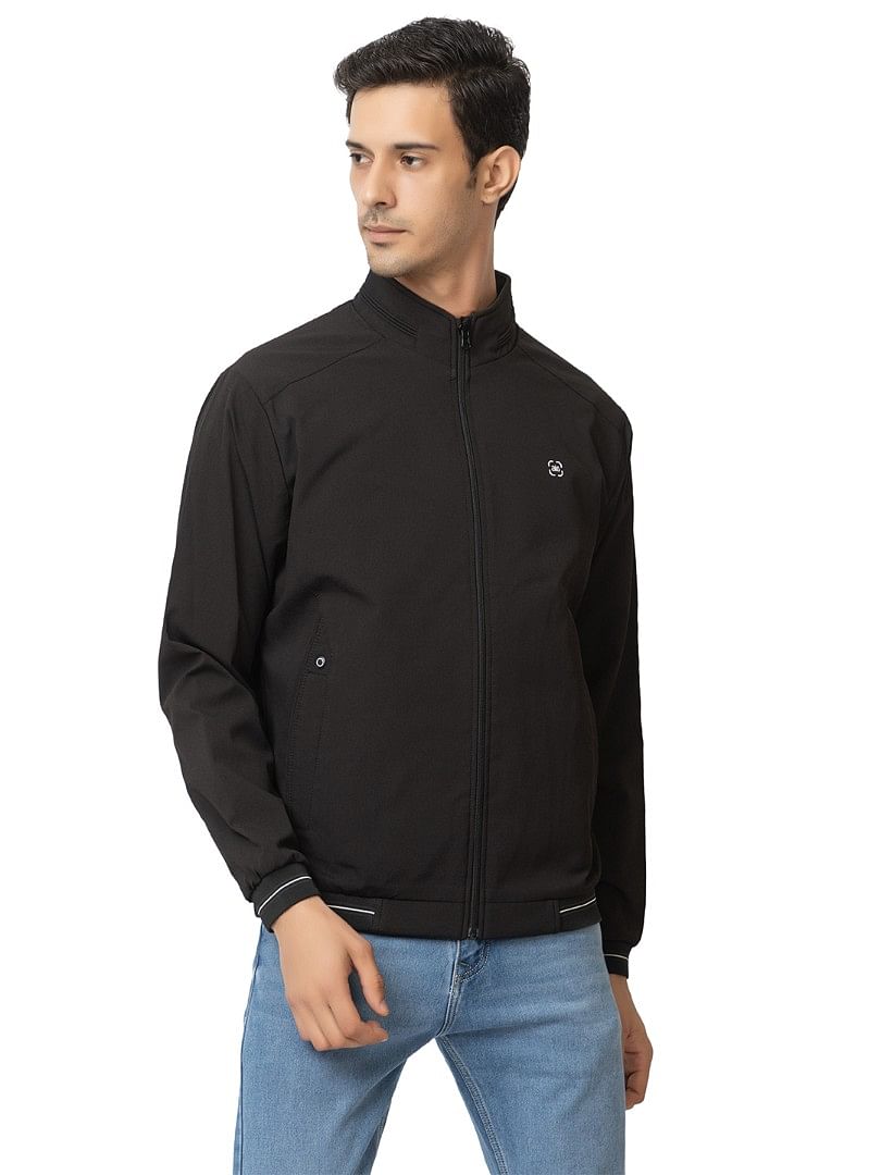 Men Light Weight Winter Jacket MILJ014  BLACK