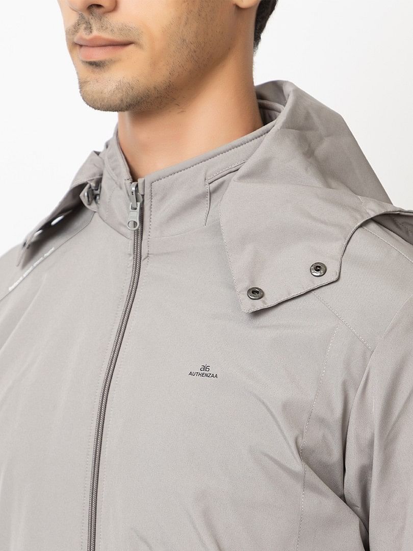 Men Light Weight Winter Jacket MILJ023  LIGHT GREY