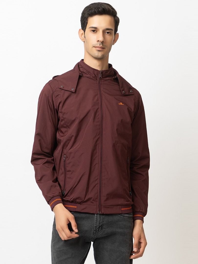 Men Light Weight Winter Jacket MILJ023  MAROON