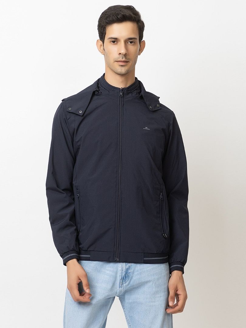 Men Light Weight Winter Jacket MILJ023  NAVY