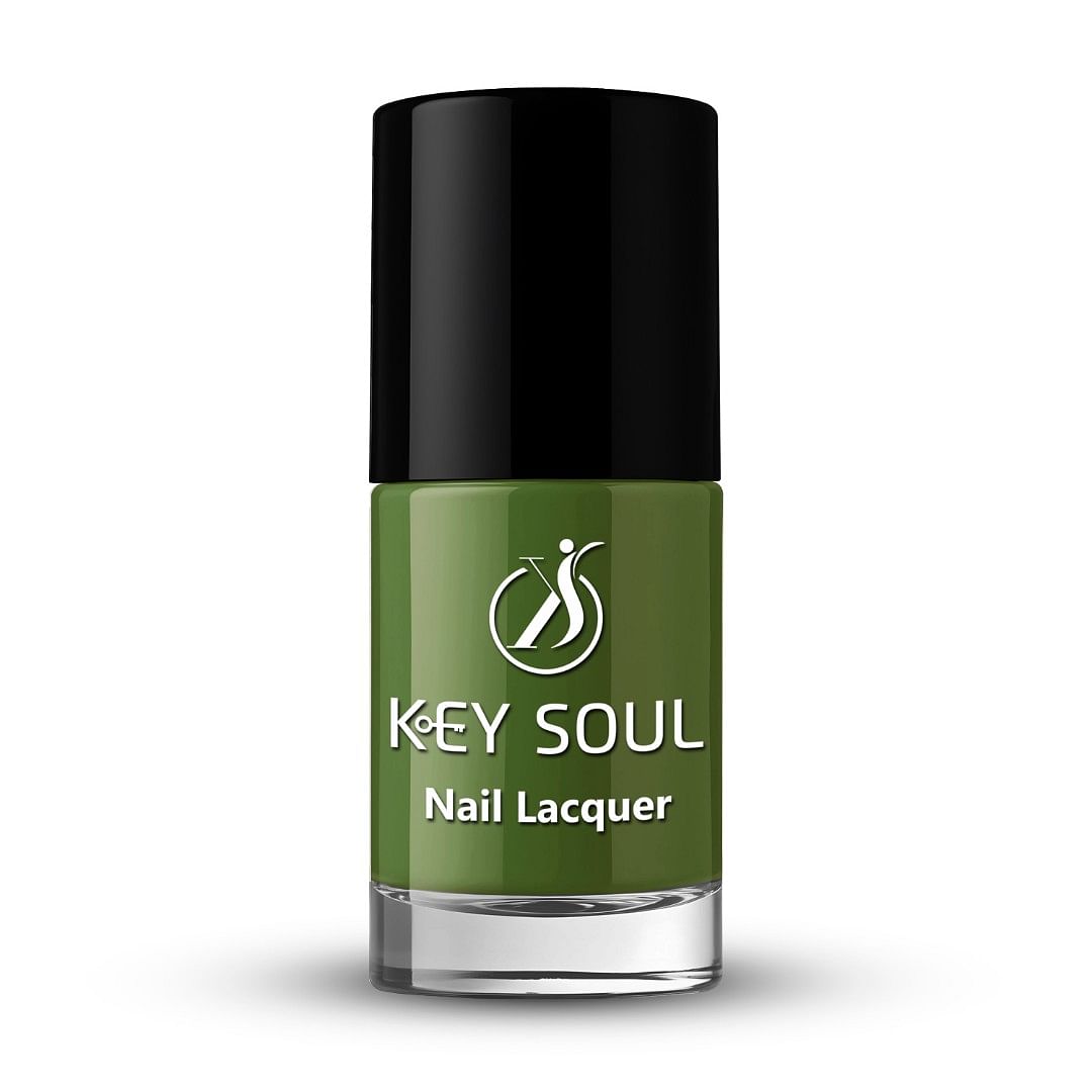 Nail Lacquer KS27 Vintage Green glossy 