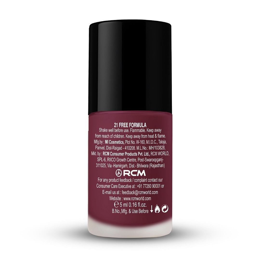 Nail Lacquer KS Matte01 Wedding Maroon