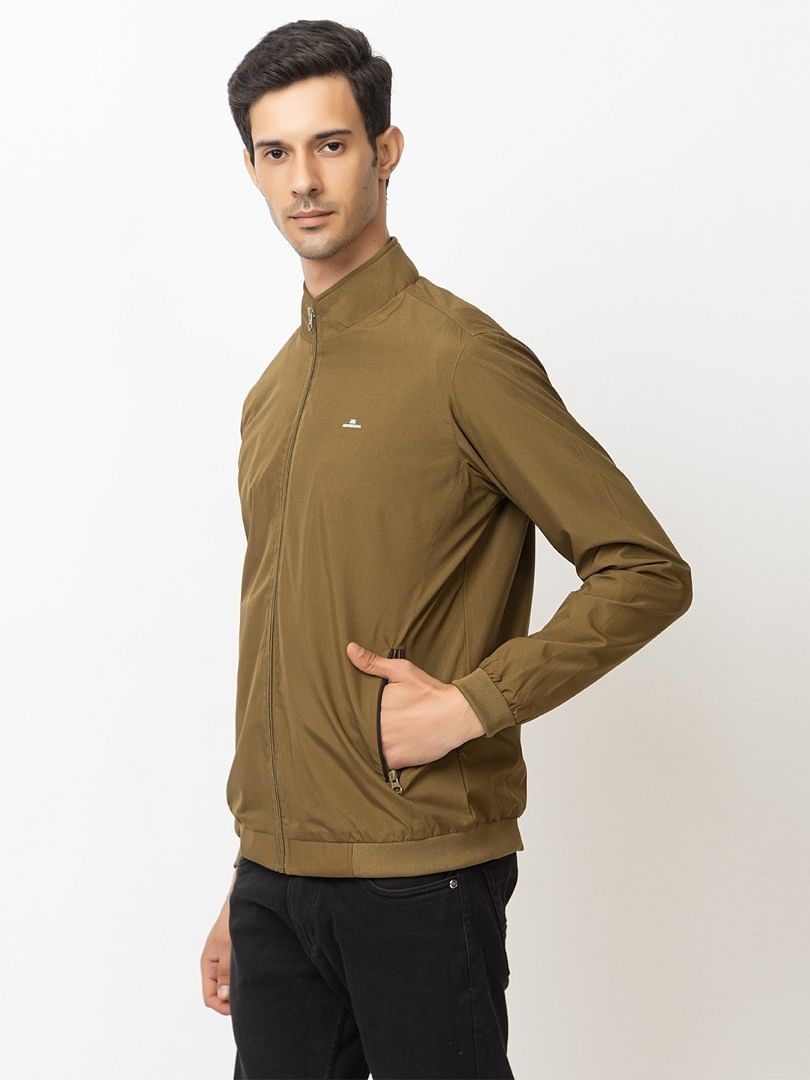 Men Light Weight Winter Jacket MILJ026  TAN