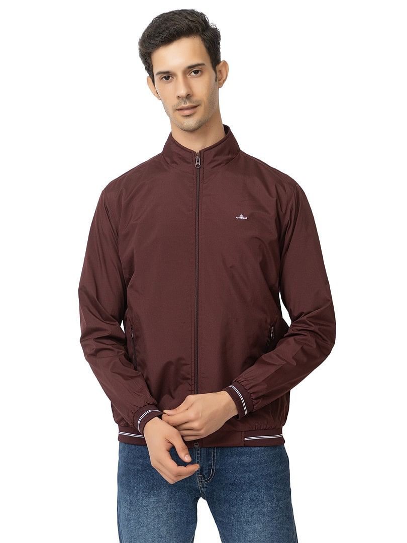 Men Light Weight Winter Jacket MILJ026  WINE