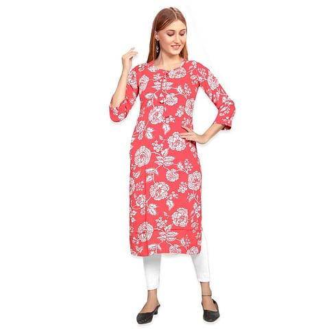 Authenzaa Women Kurti NHWKT010 Rani 