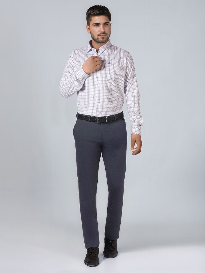 Authenzaa Men Slim Fit Formal Shirt ASFS013 Multi 7