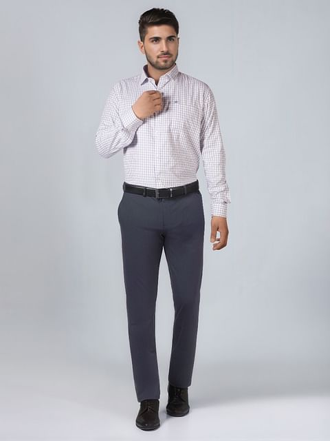 Authenzaa Men Slim Fit Formal Shirt ASFS013 Multi 7