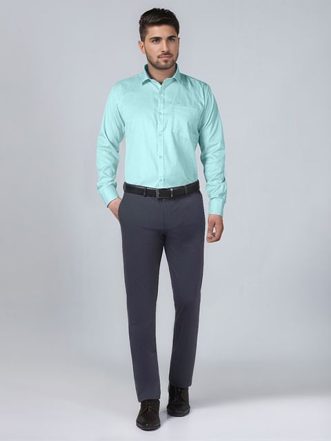 Authenzaa Men Slim Fit Formal Shirt  ASFS013  MULTI 10