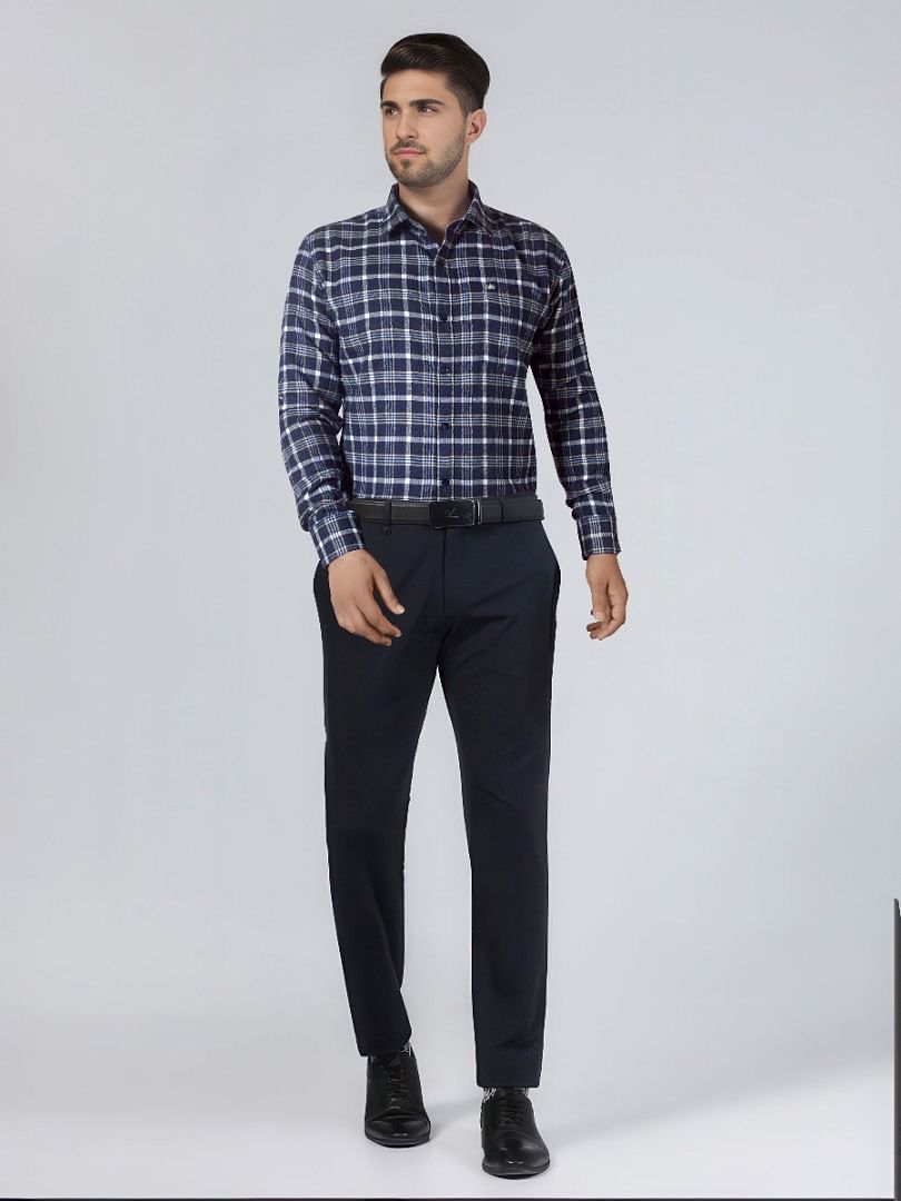 Authenzaa Men Slim Fit Formal Shirt  ASFS013  MULTI 11