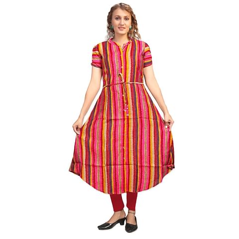 Authenzaa Women Kurti NHWKT018 Rani 