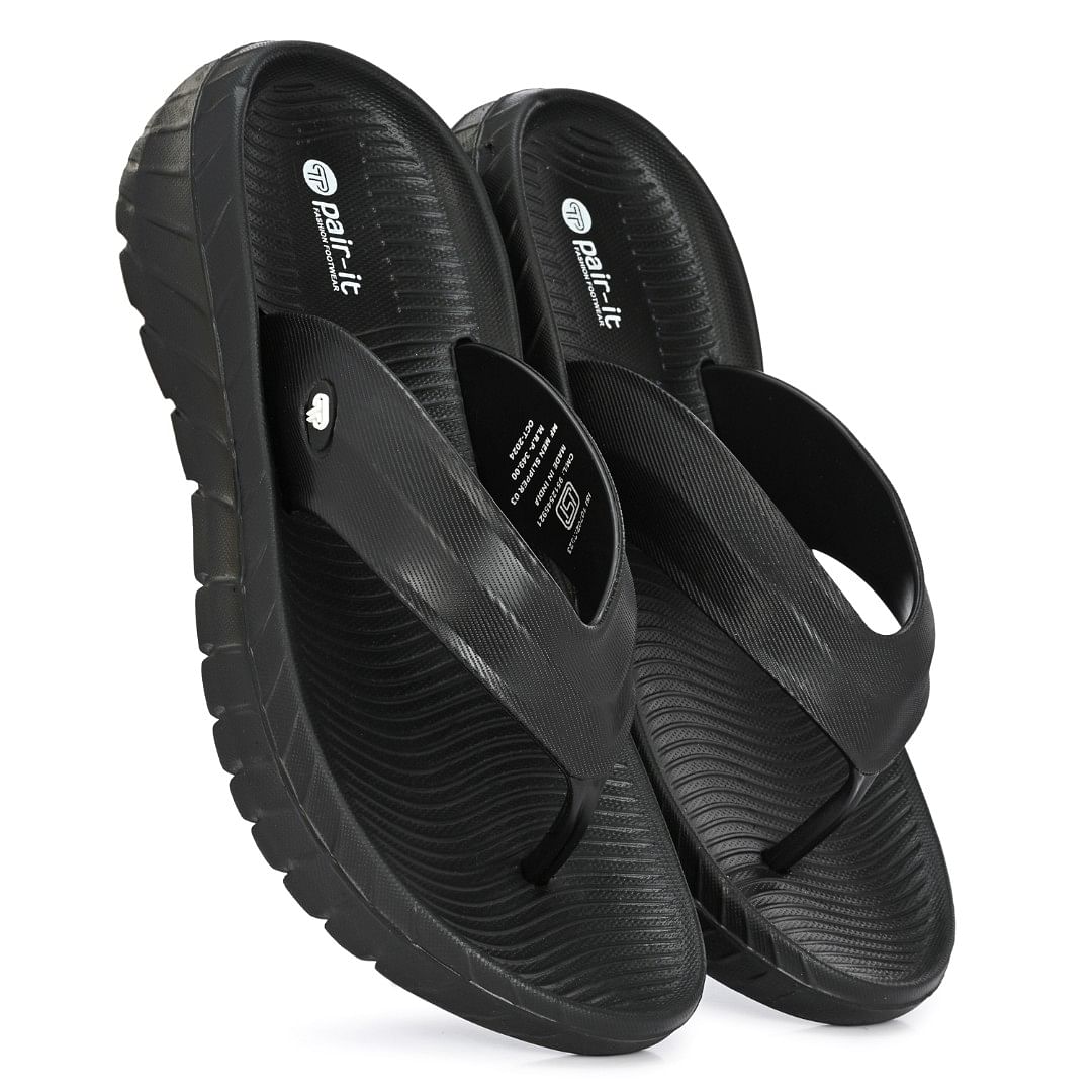 Pair-it MF Men Slipper 03 Black