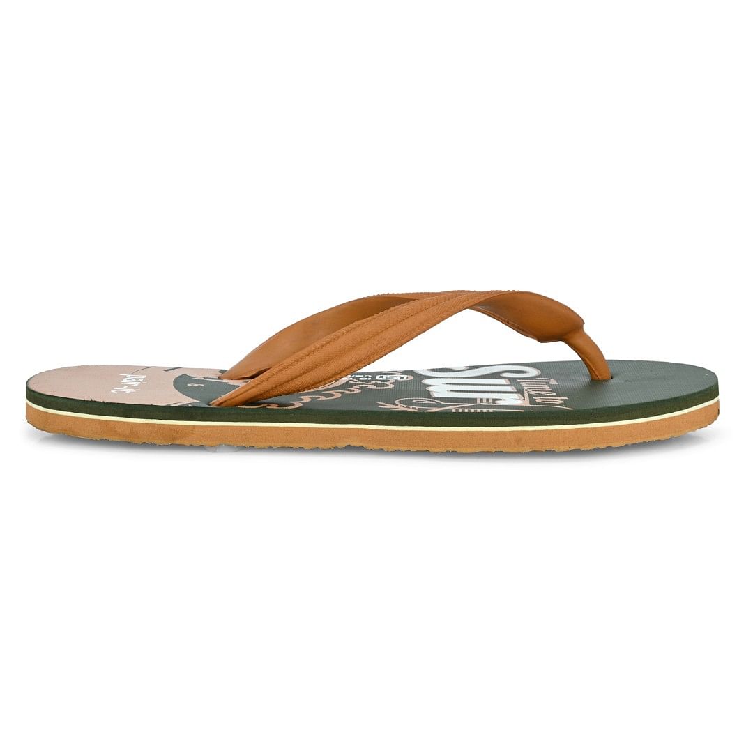 Pair-it RX Men FLIPFLOP021 Olive/Tan