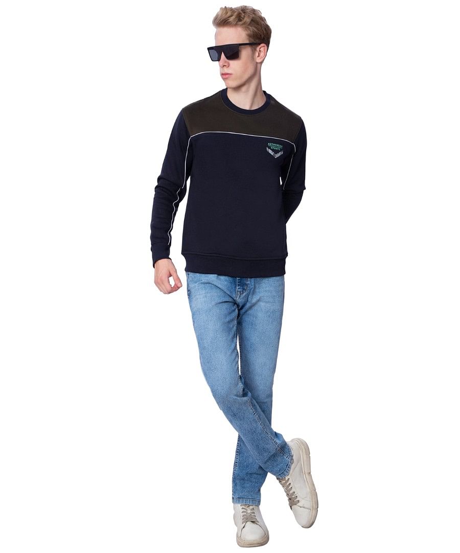 Authenzaa Men Sweatshirts SHMS002 Olive 