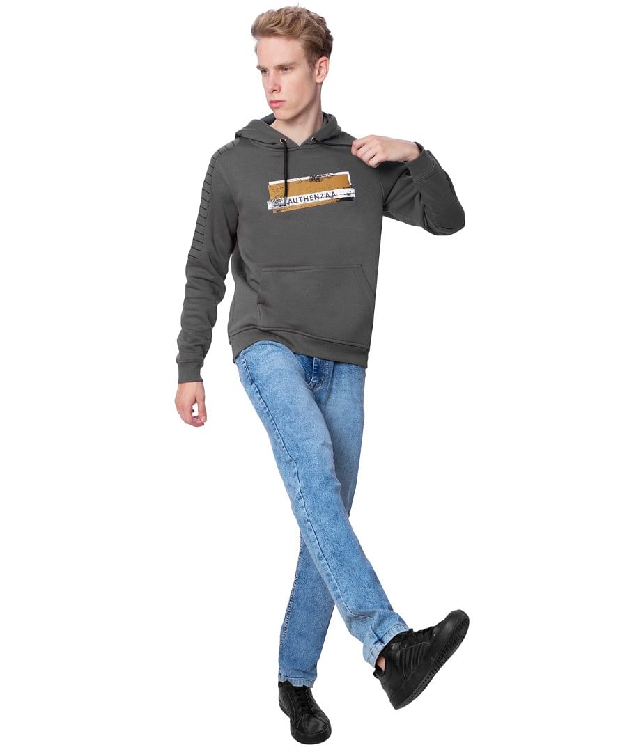 Authenzaa Men Sweatshirts SHMS001 Grey 