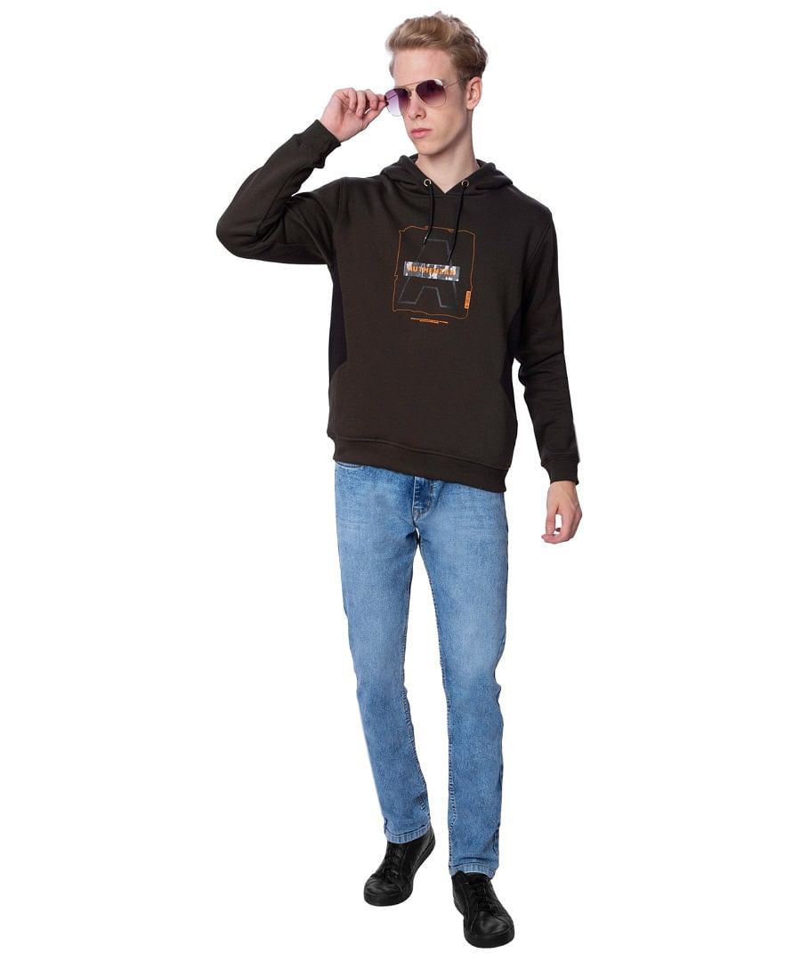Authenzaa Men Sweatshirts SHMS001 Olive 