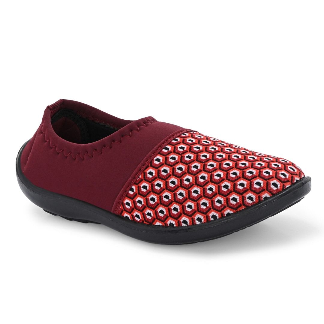 Flexible-RE-Wmn Lycra Belly-112-BLK/Red