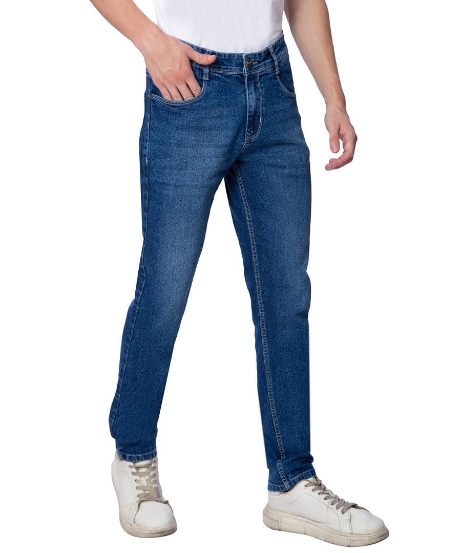 Authenzaa Men Fashion Que Jeans FQJRE006 Blue 