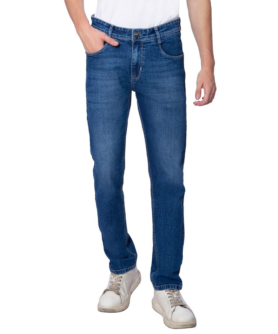 Authenzaa Men Fashion Que Jeans FQJRE006 Blue 