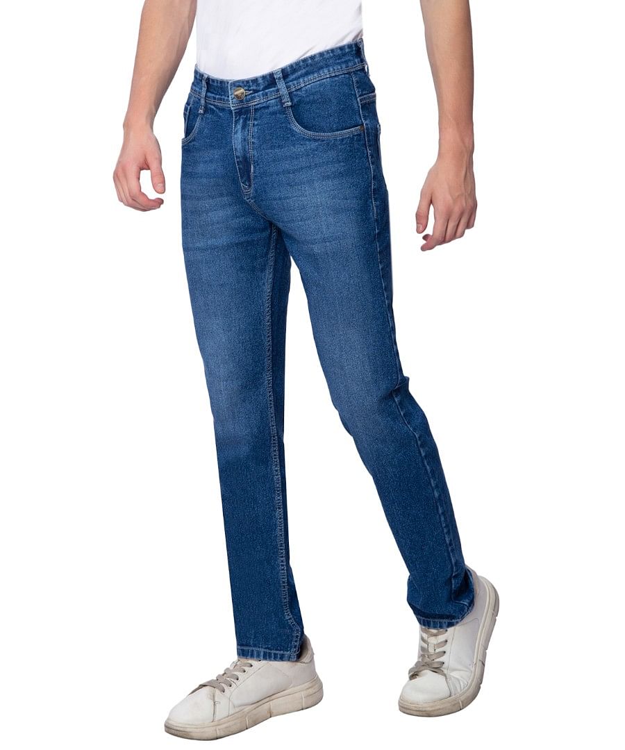 Authenzaa Men Fashion Que Jeans FQJRE006 Blue 