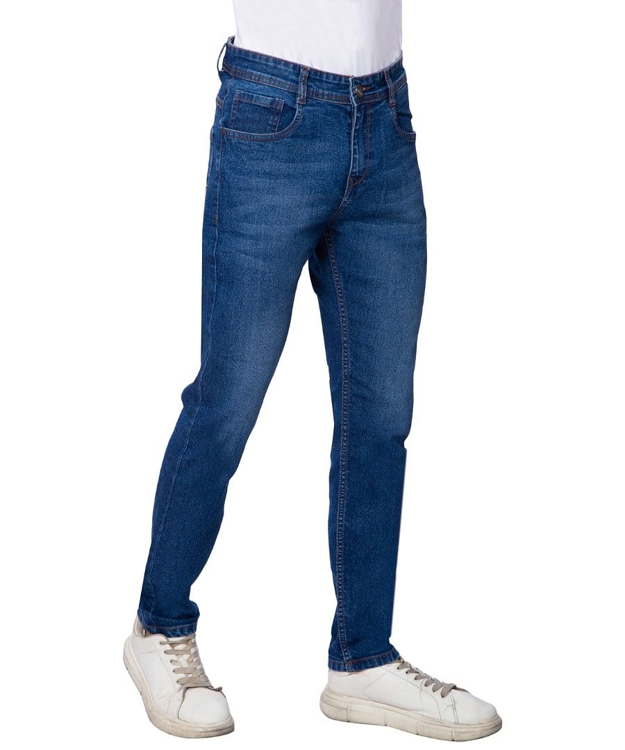 Authenzaa Men Fashion Que Jeans FQJRE006 Dark Blue 