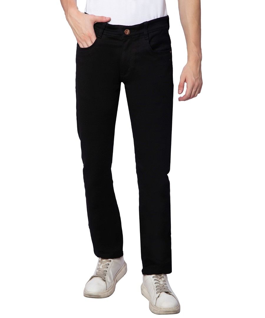 Authenzaa Men Fashion Que Jeans FQJRE007 Black  