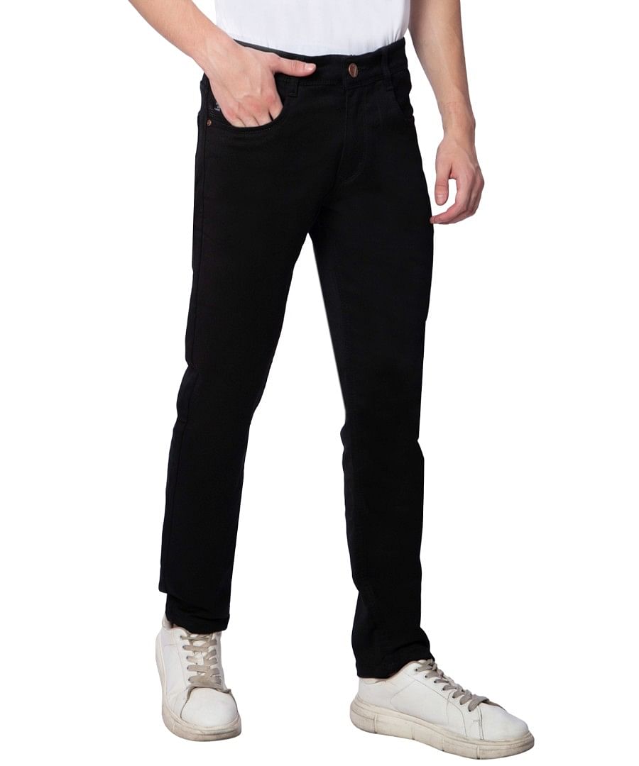 Authenzaa Men Fashion Que Jeans FQJRE007 Black  